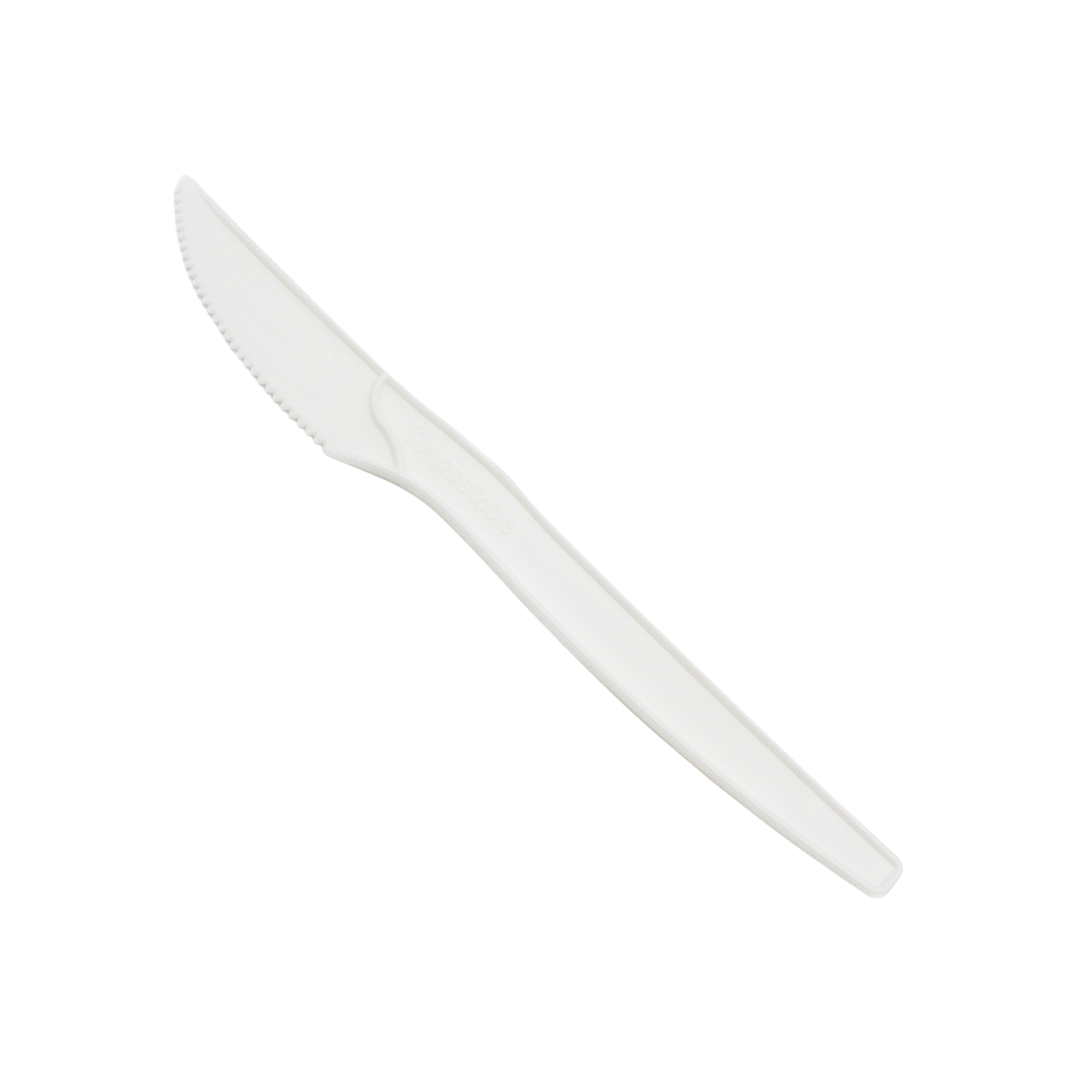 7” Compostable white knives | 1,000 count case