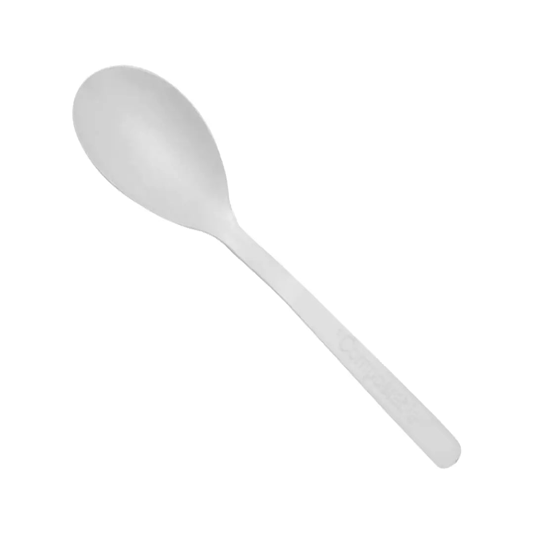 3” Compostable White Tasting Spoons