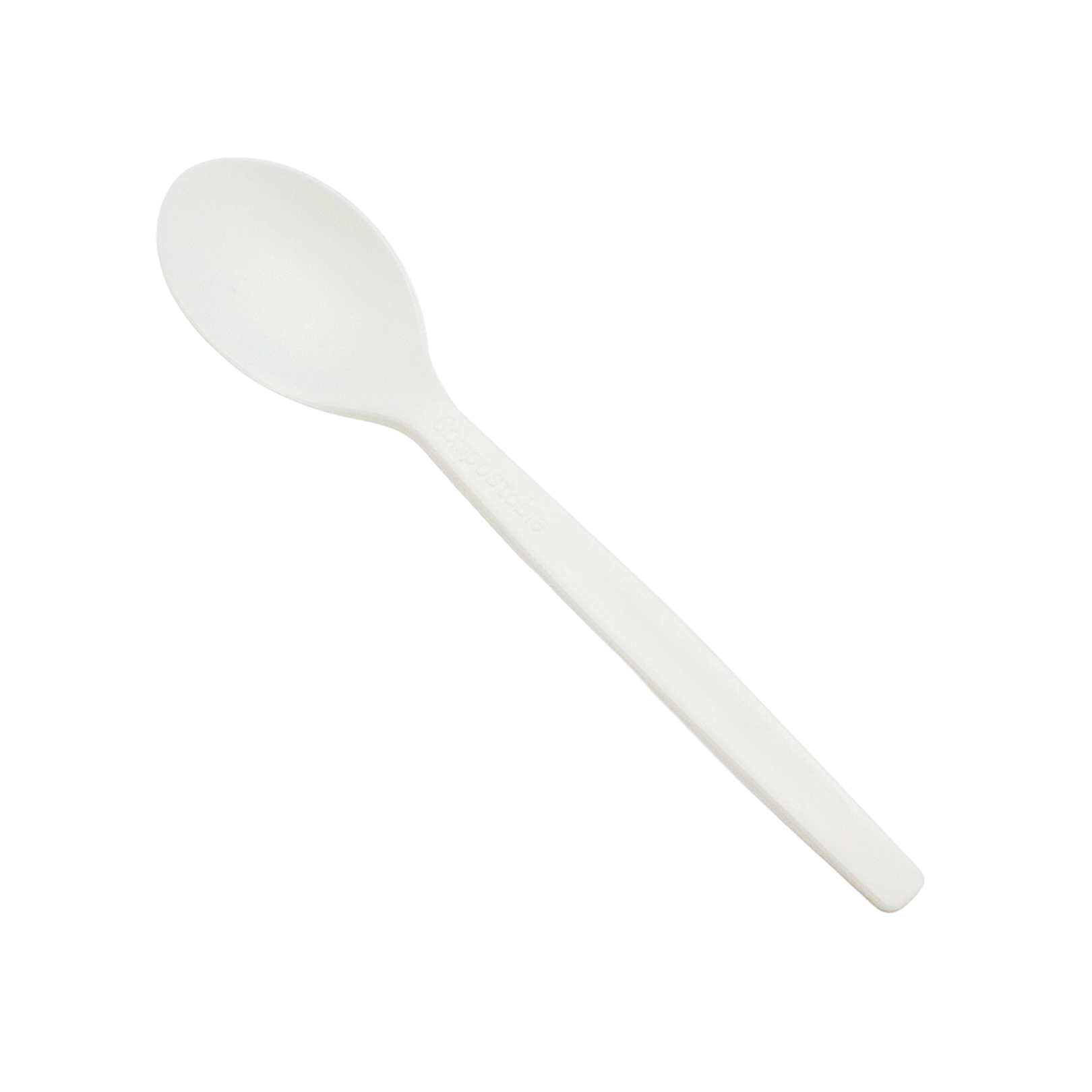 7” Compostable white spoons | 1,000 count case