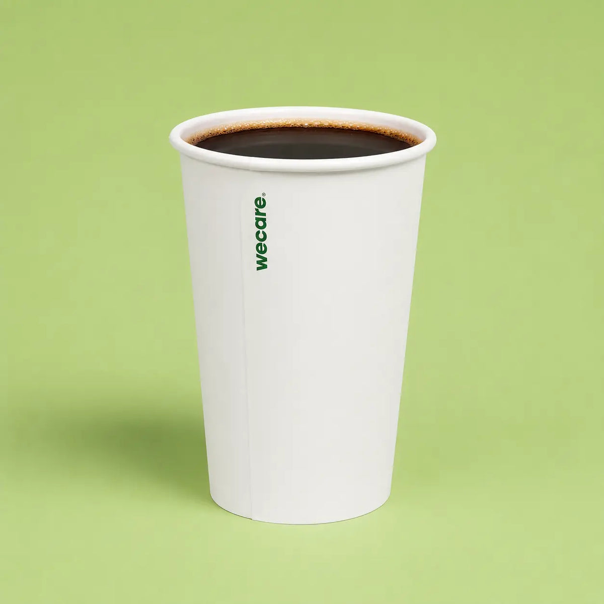 16oz Single Wall Compostable Paper Cup | 1,000 Count Case wecare
