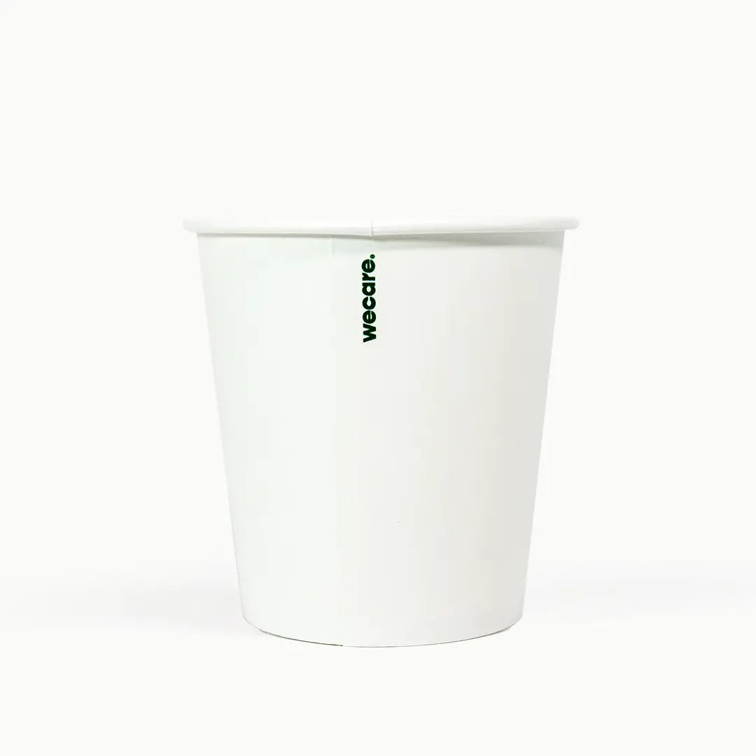 8oz Single Wall Compostable Paper Cup | 1,000 Count Case wecare