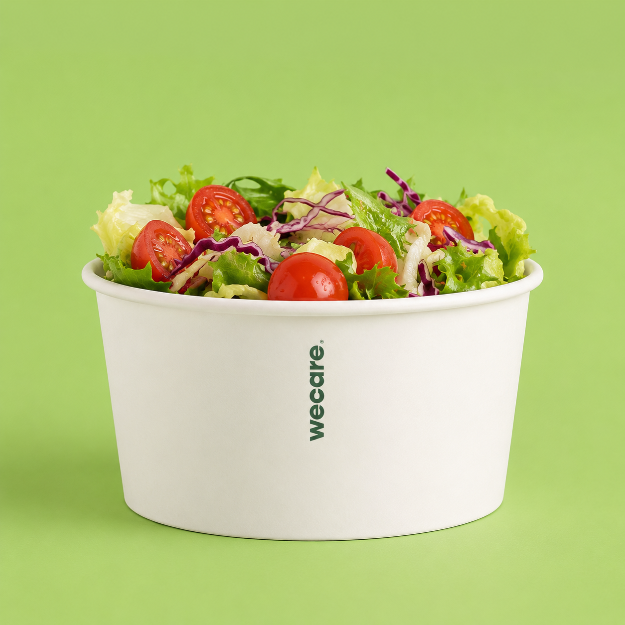 8oz Compostable Paper Bowl | 1,000 Count Case wecare