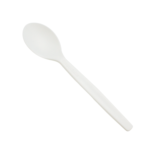 7” Compostable white spoons | 1,000 count case