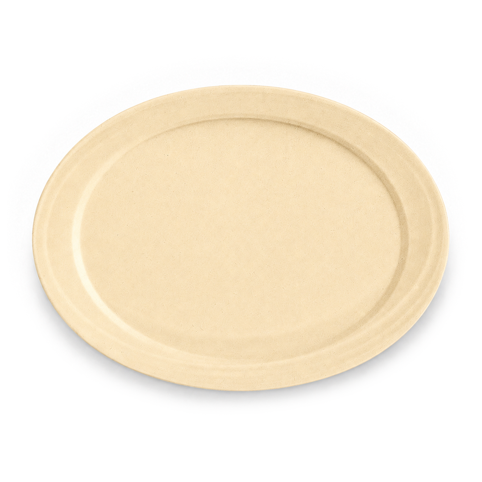 12.5" Compostable Oval Plates | 500 Count Case wecare