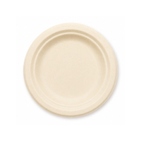 7" Compostable Round Plates | 500 Count Case wecare