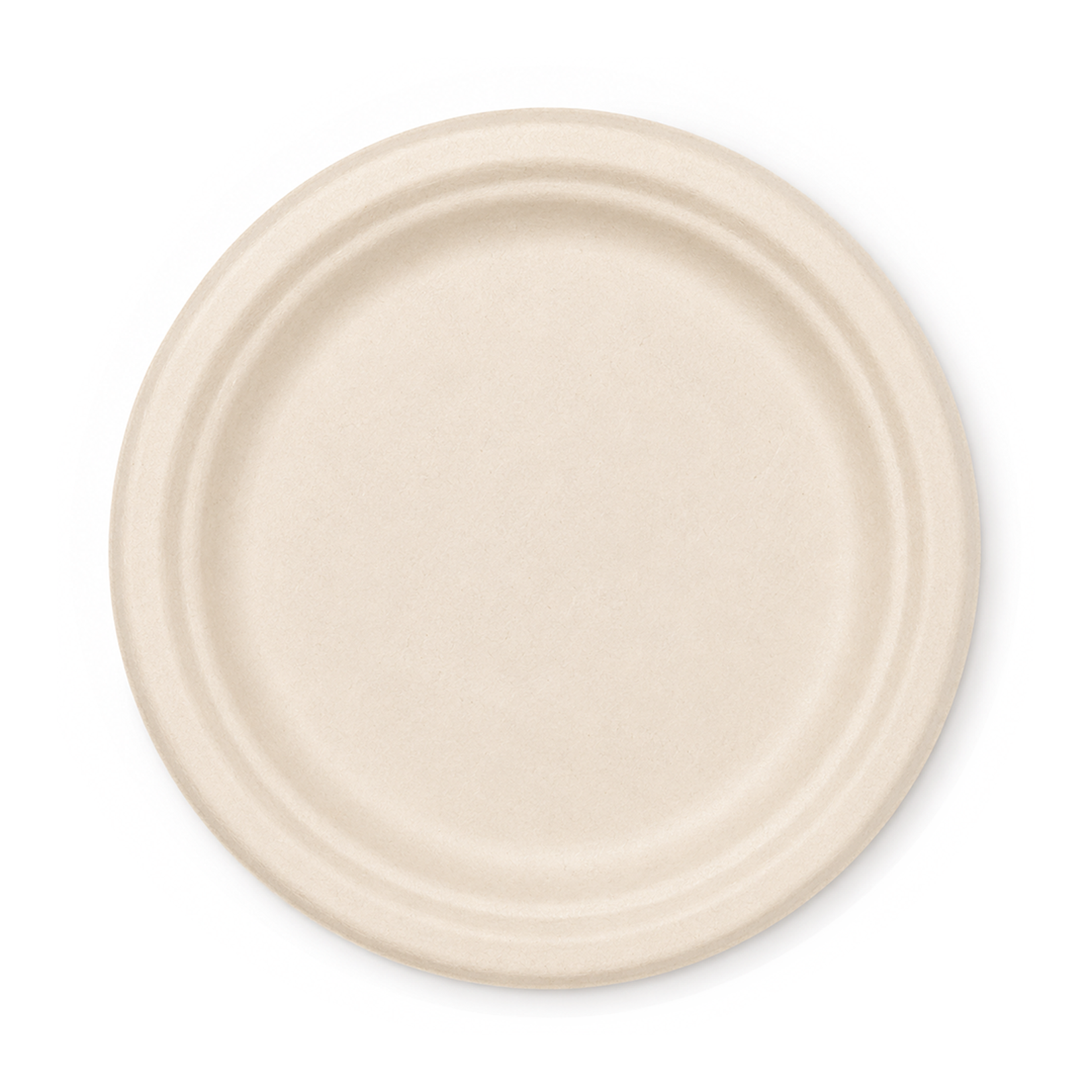 9" Compostable Round Plates | 500 Count Case wecare