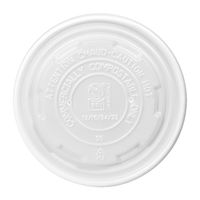 10-32oz Compostable lids for paper bowls | 500 count case wecare