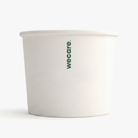 16oz Compostable food container | 500 Count Case wecare